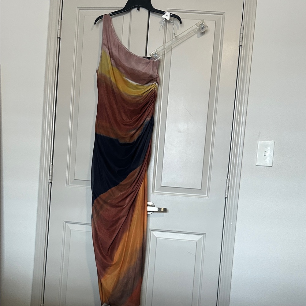 Shein Multicolor Sleeveless Maxi Dress